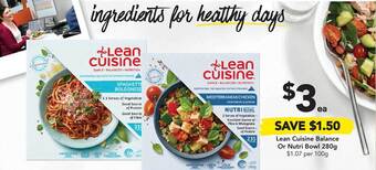Drakes Lean Cuisine Balance Or Nutri Bowl offer