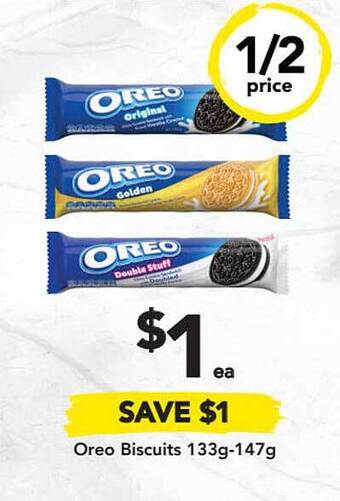 Drakes Oreo Biscuits 133g-147g offer