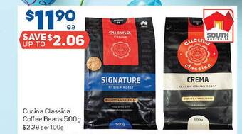 Foodland Cucina Classica Coffee Beans 500g offer