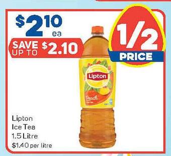 Foodland Lipton Ice Tea 1.5 Litre offer