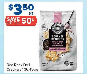 Foodland Red Rock Deli Crackers 130-135g offer