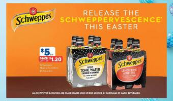 Foodland Schweppes Mixers 4 X 300ml offer