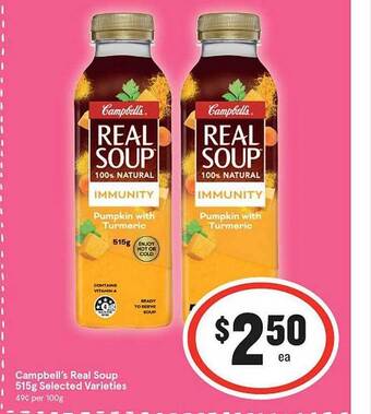 IGA Campbell's Real Soup offer