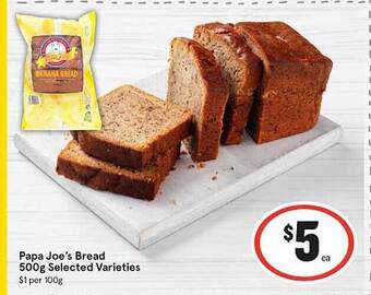 IGA Papa Joe's Bread offer