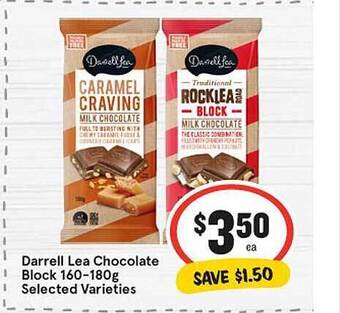 IGA Darrell Lea Chocolate Block offer