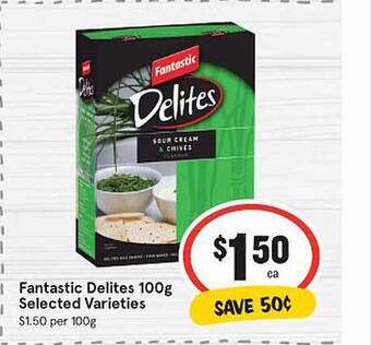 IGA Fantastic Delites 100g offer