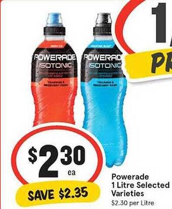 IGA Powerade offer