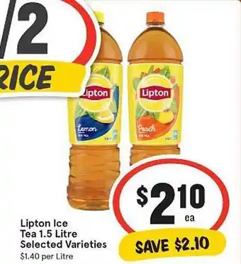 IGA Lipton Ice Tea offer