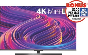 The Good Guys TCL 65" X10 Mini LED 4K UHD Android QLED TV offer