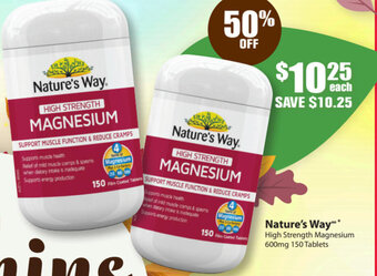 Chemist Discount Centre Nature's Way offer