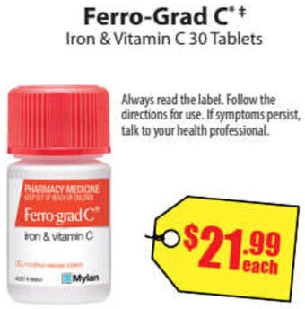 Chemist Discount Centre Ferro-Grad C offer