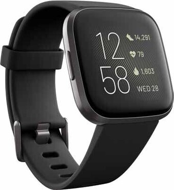 The Good Guys Fitbit Versa 2 - Black/Carbon offer