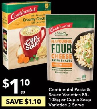 Ritchies Continental Pasta & Sauce offer