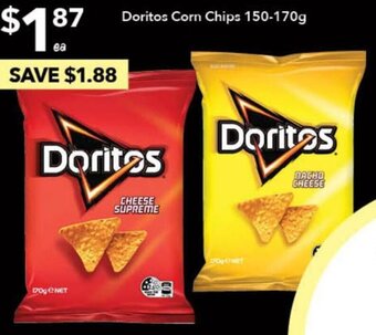 Doritos Corn Chips 150-170g