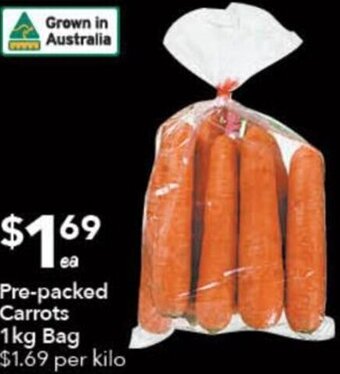 Ritchies Pre-Packed Carrots 1kg offer