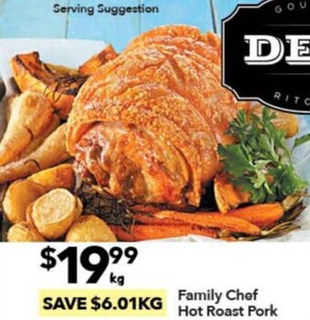 Ritchies Family Chef Hot Roast Pork offer