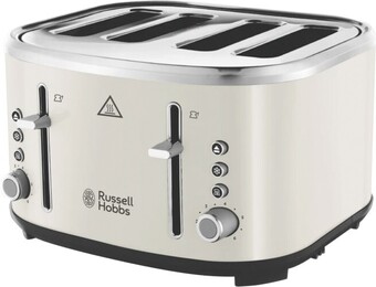 The Good Guys Russell Hobbs Legacy 4 Slice Toaster - Cream offer