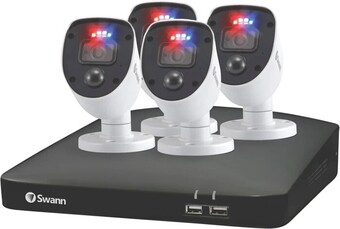 The Good Guys Swann 4 Camera 1080p 1TB HDD DVR Enforcer Kit offer
