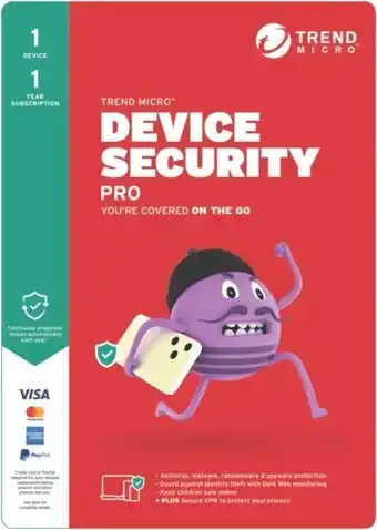 The Good Guys Trend Micro Device Security Pro 1 Device 1 Year offer