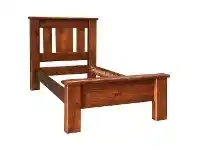 LivingStyles Everest Pine Timber Bed, Single offer