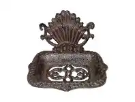 LivingStyles Morven Cast Iron Soap Holder, Antique Rust offer