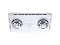 LivingStyles Ventair Brook 2 3-in-1 Bathroom Heater with Exhaust & LED Downlight, White offer