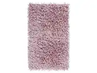 LivingStyles Aquanova Kemen Shaggy Bath Mat, 100x60cm, Violet offer