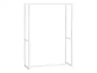 LivingStyles Aquanova Aran Metal Towel Rack, White offer