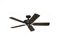 LivingStyles Hunter Maribel New Bronze Outdoor Ceiling Fan with Walnut Blades offer