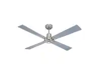 LivingStyles Martec Four Seasons Alpha 4 Plywood Blade Ceiling Fan (CFS124) in Silver offer