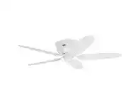 LivingStyles Hunter Low Profile III White Ceiling Fan with White / Maple Switch Blades offer
