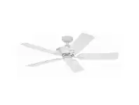 LivingStyles Hunter Maribel White Outdoor Ceiling Fan with White Blades offer