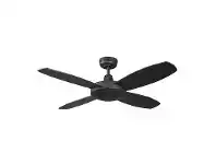 Martec Lifestyle Mini 4 Plywood Blade Fan (DLS104M) in Matt Black - 107cm