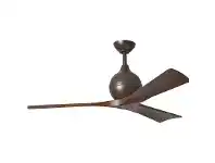 LivingStyles Atlas Irene-3 Ceiling Fan whith Wooden Blades - Textured Bronze offer