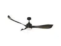 LivingStyles Eagle DC Ceiling Fan with LED Light, 140cm/56", Black offer