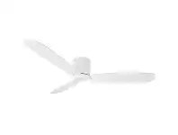 LivingStyles Lima Timber DC Ceiling Fan, 130cm/52", White offer