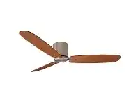 LivingStyles Lima Timber DC Ceiling Fan, 130cm/52", Brushed Chrome offer