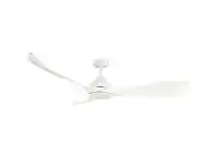 LivingStyles Eagle DC Ceiling Fan, 140cm/56", Cream / White offer