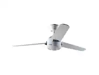 LivingStyles Hunter Carera White Ceiling Fan with White / Maple Blades offer
