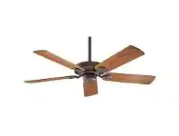 LivingStyles Hunter Outdoor Elements II Weathered Brick Ceiling Fan with Solid Teak Timber Blades offer