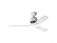LivingStyles Hunter Industrie II Chalk White Ceiling Fan with White / Maple Switch Blades offer