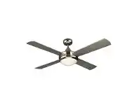 Martec Four Seasons Primo Ceiling Fan with Ligh, 120cm/47", Brushed Nickel