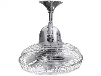 LivingStyles Atlas Kaye Metal Ceiling / Wall Fan - Polished Chrome offer
