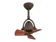 LivingStyles Atlas Diane Solid Wood Ceiling Fan - Bronze offer