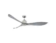 LivingStyles Eagle DC Ceiling Fan, 167cm/66", Brushed Chrome / Grey offer