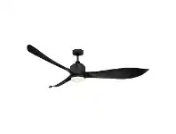 LivingStyles Eagle DC Ceiling Fan with LED Light, 167cm/66", Black offer