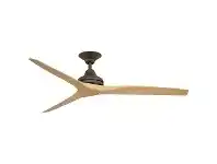 LivingStyles Threesixty Spitfire 2 Commercial Grade Ceiling Fan, 152cm/60", Oil Rubbed Bronze / Natural offer