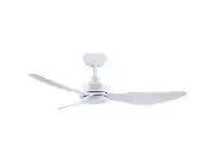 LivingStyles Threesixty Trinity Commercial Grade DC Ceiling Fan, 122cm/48", Matte White offer