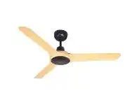 LivingStyles Ventair Spyda Commercial Grade Indoor / Outdoor 3 Blade Ceiling Fan, 157cm/62", Bamboo offer