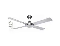 LivingStyles Martec Lifestyle DC Ceiling Fan with Remote, 130cm/52", Brushed Nickel offer